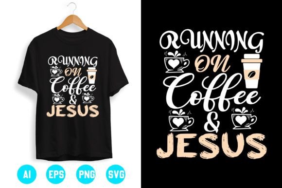 Coffee T-shirt Design 49: A T-Shirt Designs Asset for Editorial Use