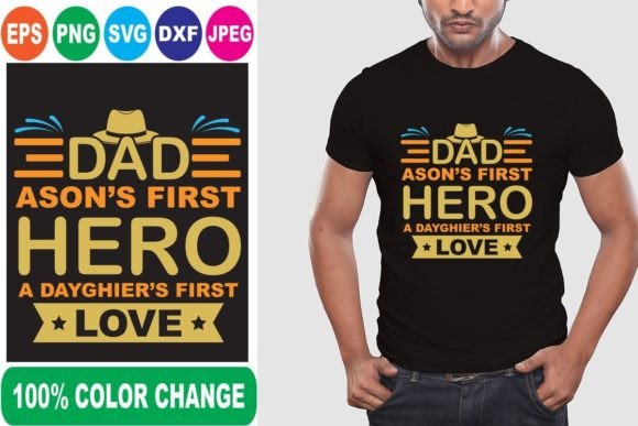 Dad Arson s First Hero T-Shirt T-Shirt Designs