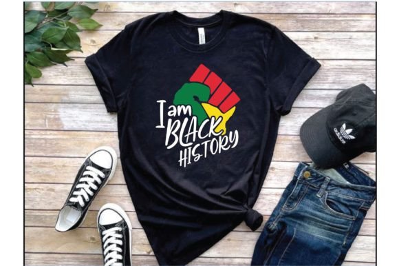 I Am Black History T-Shirt Designs for Real Projects