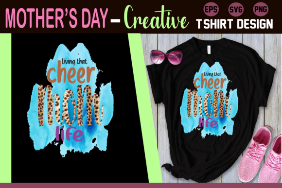 Living That Cheer Mom Life Sublimation T‑Shirt Designs Review